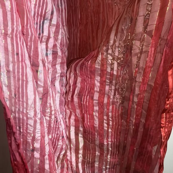 Soft Surroundings Jeweled Embroidered Caftan Dress Womens S/M Metallic - Picture 6 of 8